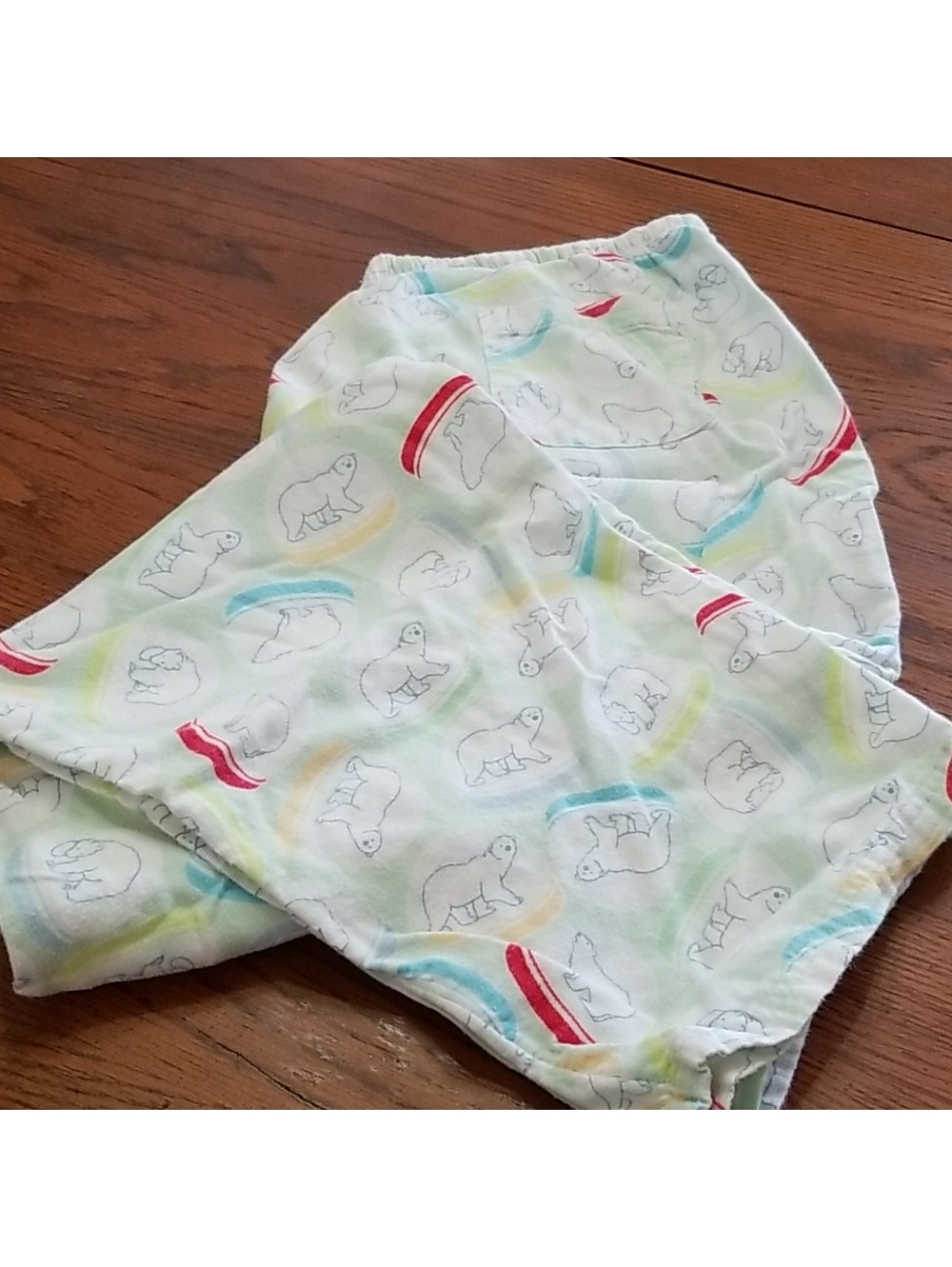 Like New Women's Pajama Bottoms with Drawstring and Back Pocket, Size 2X, Green
